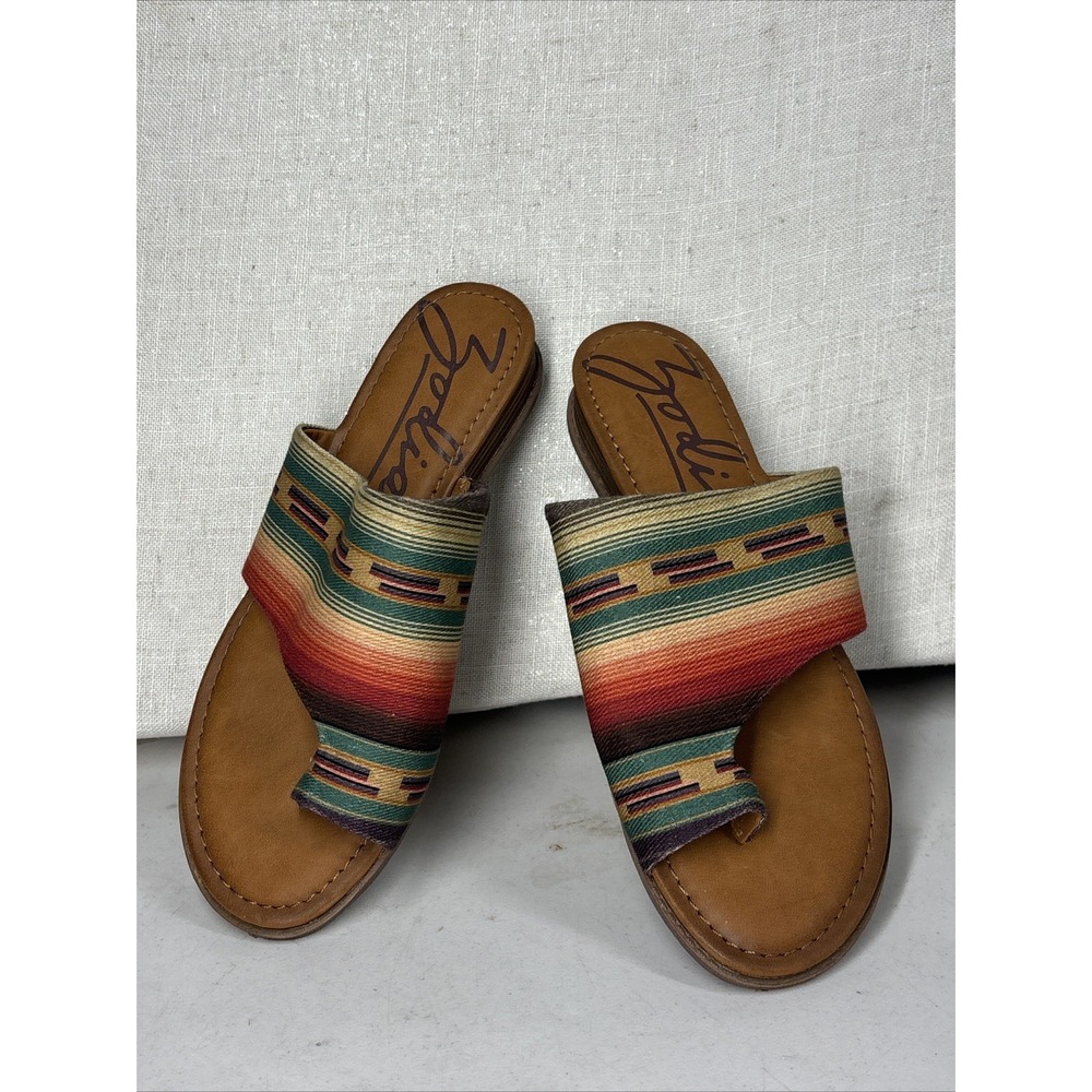 Zodiac Yuma Toe-Loop Sandals Giada Southwestern Style - Women's Size 9M